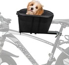 Dog Bike Basket Carrier Soft-sided Pet Travel Bag With Adjustable Safety Strap