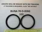 330 O-ring 2-1 8  Id X 2-1 2  Od X 3 16  Thick  Buna-70   Quan 2