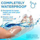 100  Waterproof Cast Covers For Shower Arm - Tight Seal - 3pk Adult Reusable Cas