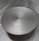 Vintage Green Cast Iron Base With Aluminum Top 12  Rotating Cake Decorator  Nice