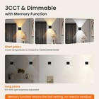 2x Cube Led Wall Light Up Down Indoor Fixture Motion Sensor Lamp Modern Sconce