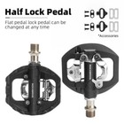 New Rockbros Bicycle Cycling Flat  spd Self-locking Pedals Cleat Sealed Bearing