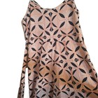 Cupshe Jumpsuit Romper Blush Pink Black W Tie Size M Geometric Wide Leg Euc Boho
