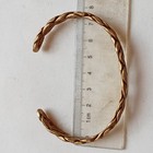 Ancient Rare Antique Bronze Viking Twisted Bracelet Amazing Very Stunning