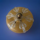 Antique 1920s Gatsby  Art Deco   Nouveau Ceiling Light Fixture W Orig Glass Base