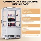     commercial Refrigerator Display Case 2 Cu ft Adjustable Shelves Led Lighting N