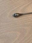Antique Sterling Silver 925 Victorian Acanthus Leaf Repousse Hat Pin 6  Long