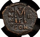 Byzantine  Heraclius  Ad 610-641     Follis  Constantinople  Ry 2  Ngc Choice Vf