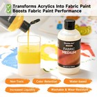 8 45oz Fabric Medium Professional Textile Acrylic Paint Adhesion For T Shirts
