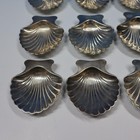 Tiffany   Co Sterling Silver - 12 Footed Shell Shaped Dishes - No Monograms