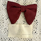 Lot 4 Vintage Men   s Bow Ties Carrot Gibbs Clip Adjustable