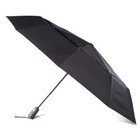  Men s And Women s Ultimate Folding Umbrella With Auto Open 47  Canopy Black