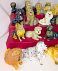 New Ray Dog Figurines 1988 X22 Dalmatian Chow Terrier Schnauzer Papillon Griffon