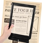 Full Page Magnifying Sheet 3x Large Book Reading Magnifier Lens Aid Low Vision