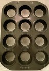 Revere   Brand Muffin Pan Non Stick 10x14 12 Muffin Cup Minor Scratches Read Des