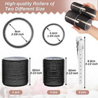 Self Grip Hair Curlers Set With 8 Large And Jumbo Sizes  8 Clips For Long To