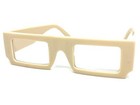 Men Or Women Classic Modern Retro Style Clear Lens Eye Glasses Thick Cream Frame