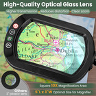 10x Magnifying Glass With Light Stand 24  Gooseneck Led Floor Lamp 5 Colors
