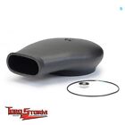 Torqstorm Supercharger 4150 Black Short Carburetor Bonnet Hat   Elbow Clamp