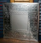 Set Of 4 Galvanized Metal Vintage-inspired 12  Ceiling Tiles