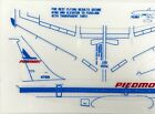 Vtg Piedmont Airlines Styrofoam Assemble Flying Toy Plane Made By Tiger - New