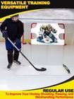 Kasifei Hockey Shooting Pad With Rebounder 48 X 24 Professional Hockey Tra