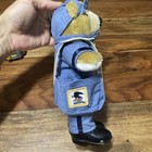Vintage Us Mail Postal Patriot Bear Plush Letter Carrier With Bag