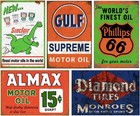 35 Pcs Repo Vintage Tin Signs  Gas Oil Retro Metal Signs Garage Man Cave Decor