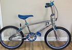 1984 Schwinn Atari Predator Bmx Chrome Blue Survivor Original Owner Freestyle