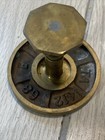 Vintage Brass Piece  2 1 4 Inches Tall 2 1 2 Inches Wide