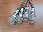 4 Bbt 12 Volt Ac dc White Led Hi-profile Indicator Lights