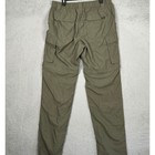 Boy Scouts Of America Pants Men Medium Relaxed Fit Olive Green Cargo Convertible