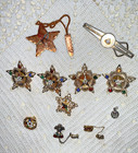 We Pay All Tariffs   Order Of Eastern Star Jewelry Lot Brooches Pins Lapel Pins