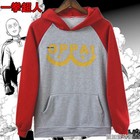 Anime One Punch-man Saitama Oppai Cosplay Costume Hooded Jacket Sweater Hoodie