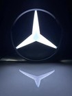 Mirror Emblem Front Grillebadge For Mercedes Benz Glc Gle Gls 2015-2019 With Led