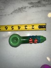 5    Glass Tobacco Pipe Bowl Hand Pipe Spoon Glow In The Dark Fish    free Ship