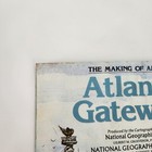 National Geographic 1983 The Making Of America Atlantic Gateways Map