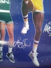Larry Bird  Magic Johnson   Julius Erving Signed 17x22 Converse Poster Jsa 