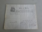 11th Maine Civil War Volunteer Muster In Paper Dated 1862   Research 
