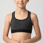 Fruit Of The Loom Girl s Big Banded Sports Bra In Dark Gray Heather Size 34 10 L