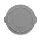Rubbermaid Commercial 265400gy 26 75  Self-draining Flat Top Lids - Gray New