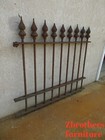 Antique Victorian Gate Garden Fence Architectural Salvage Door Flame Finial  6