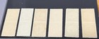 Israel Scott  1-6 1948 Doar Ivri Vertical Pairs Imperf Horiz  Between Set Mnh  