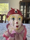 Ceramic Clown Puppet Mask Wall Art 1980s Cast Of Thousands Vintage Pierrot Clown