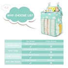 Organizador Colgante De Pa  ales Azul Verde Mochila Modernas Bolso Cosa Para Bebe