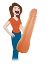 Bachelorette Party Favors Inflatable 6-foot Captain Pecker The Party Wrecker