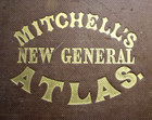 Dated 1862 S  Augustus Mitchell s Map Of The World    15x23 - 29