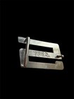 Siskiyou Vintage Silver Tone S Logo Belt Buckle Modernist Western Usa