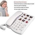 Telpal Big Button Corded Telephone With Speaker For Seniors Elderly  Amplified