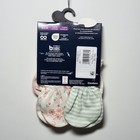 Gerber Baby Girl 4 Pack Scratch Mittens Gloves 0-3 Months Pink Flowers Stripes